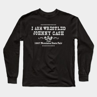 Johnny Cash Legend Long Sleeve T-Shirt